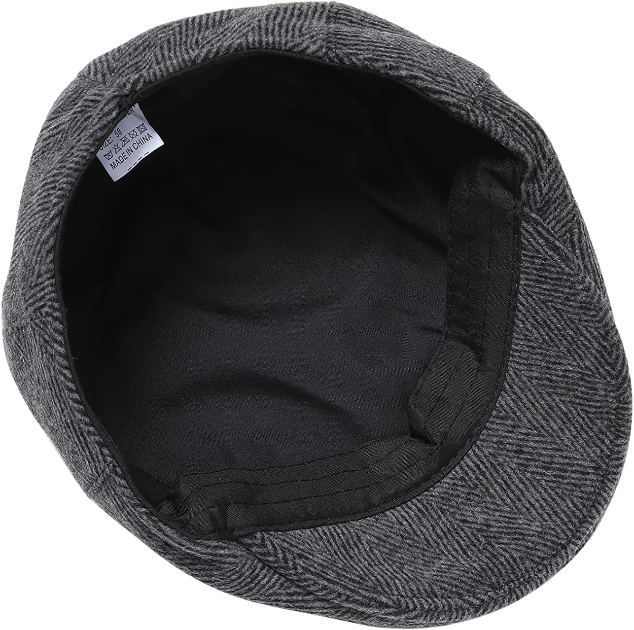 BABEYOND Men's Flat Cap Newsboy Hats Herringbone Tweed Cabbie Hats for Men 1920s?Ivy?Irish?Driving?Hats Gatsby Hat - Image 2